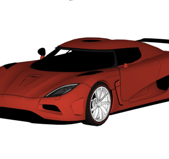 超精细汽车模型 柯尼塞格 Koenigsegg Agera (2)